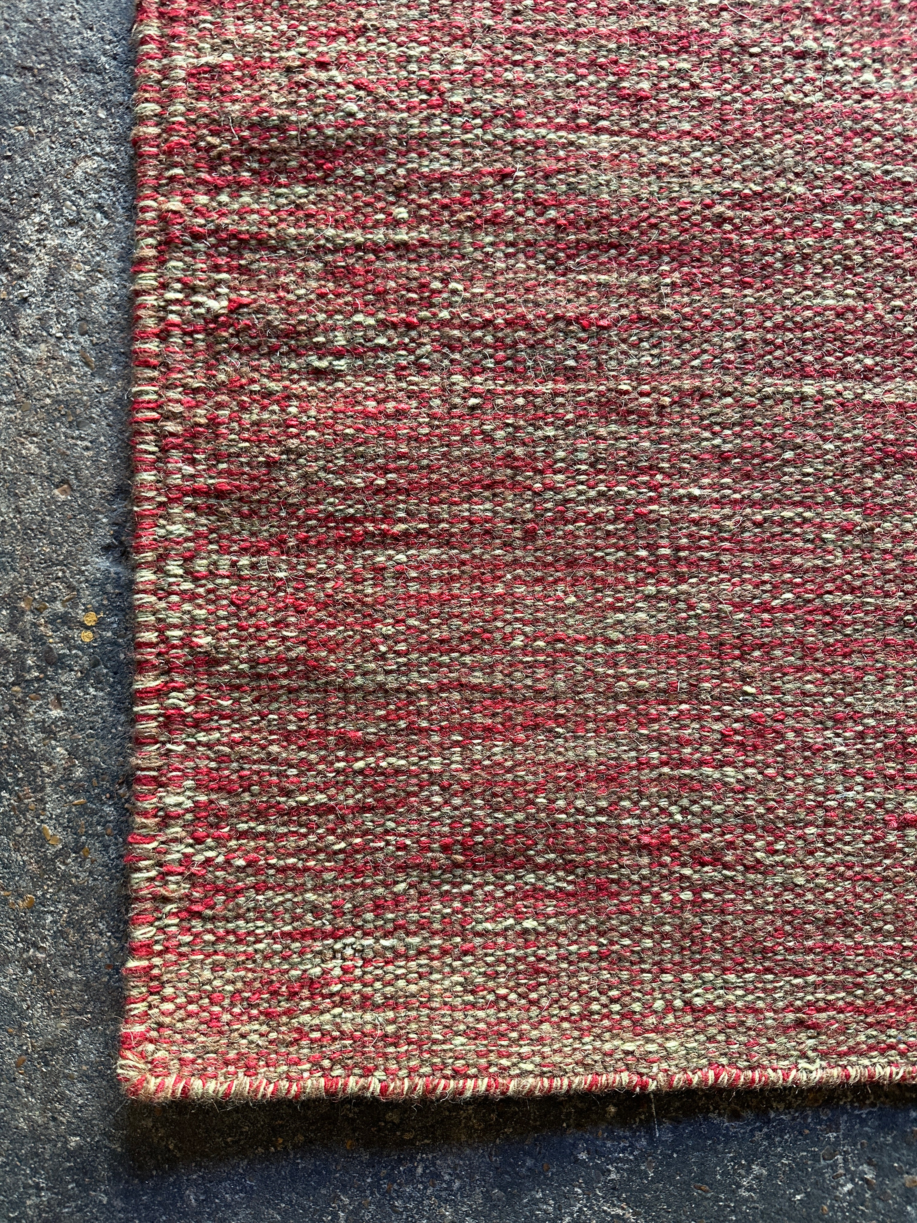 Jason 4x6 Hand-Woven Durrie Rust