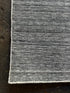 Brandon Walsh 5.3x7.6 Handwoven Durrie Silver and Grey