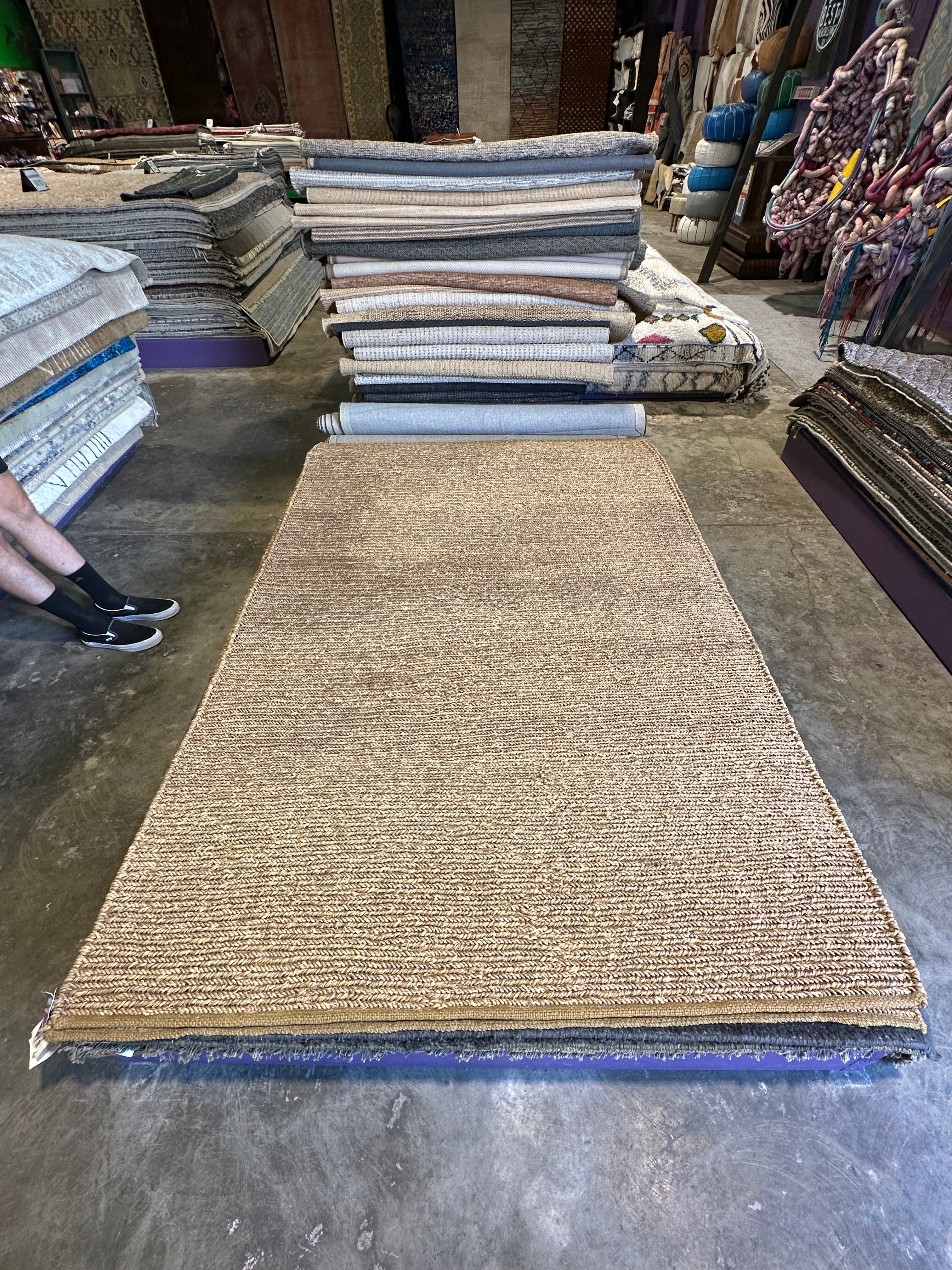 Lionel Jefferson Jute Rug 5.3x8.3