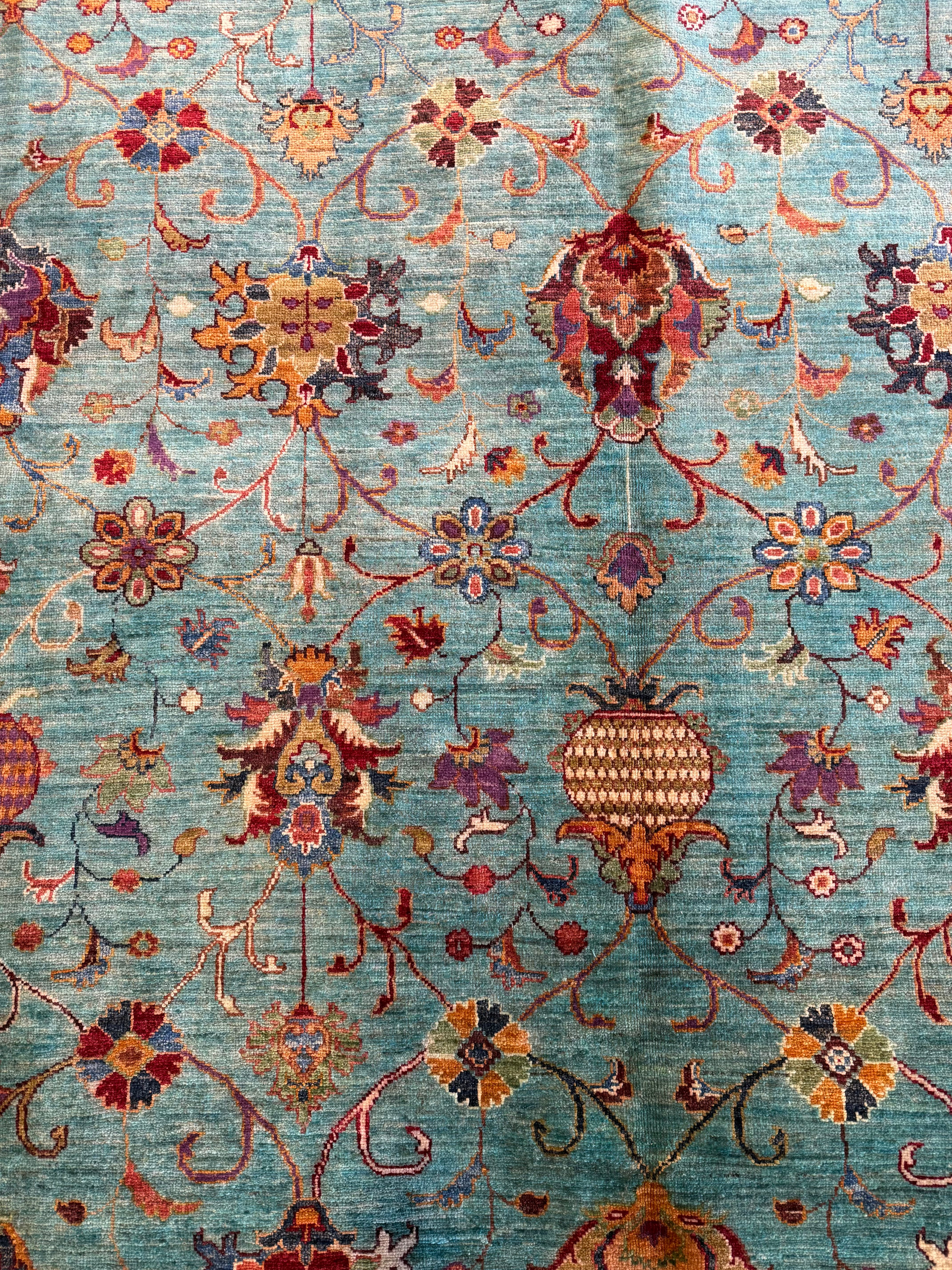 Tattiawna Jones 8.4x11.7 Blue Afghani Sultani Rug