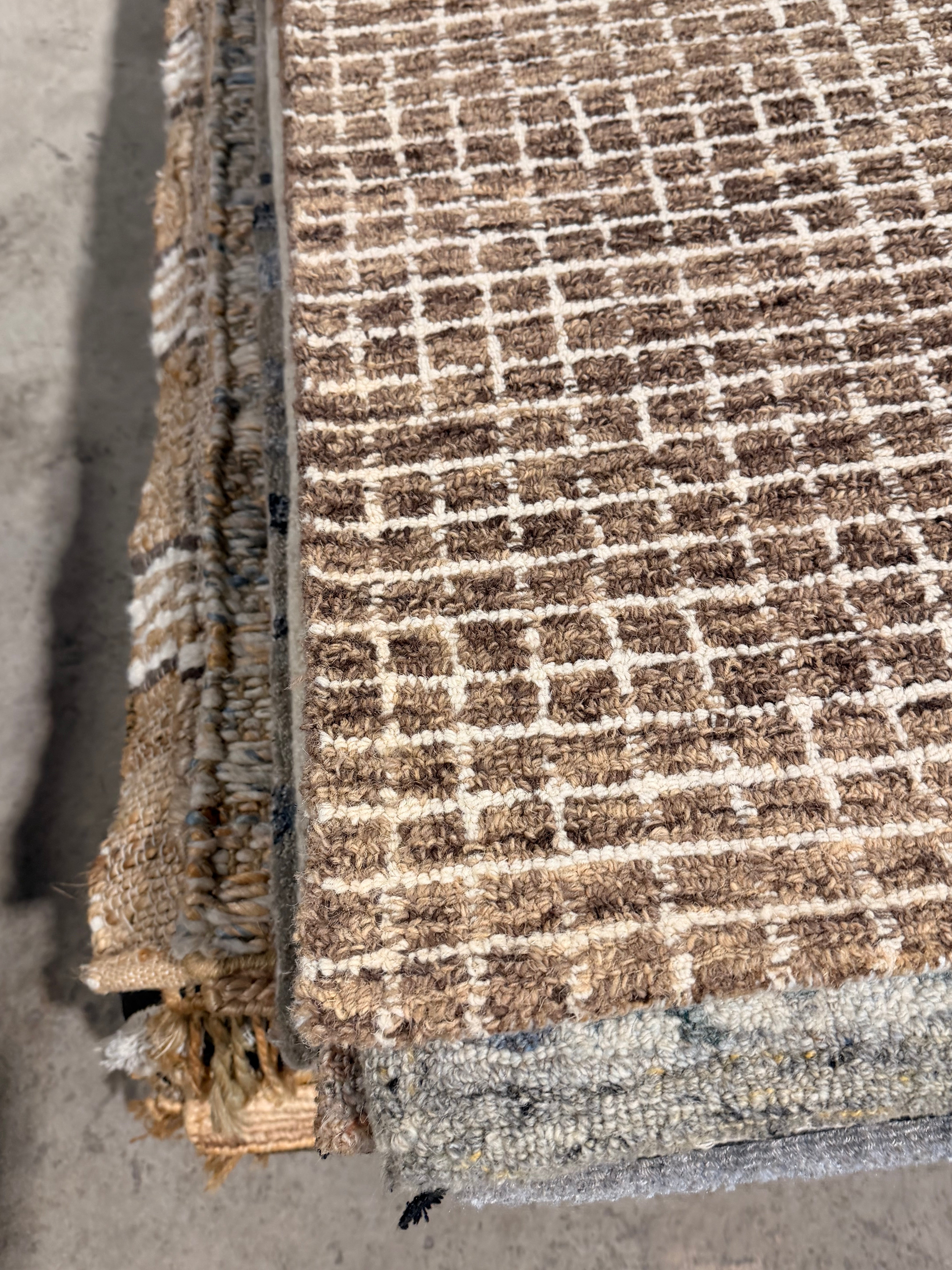 Chamberlain 8x10 Hand-Tufted Modern Brown Mix