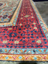 Leila George 5.1x6.8 Green and Red Afghani Sultani Rug