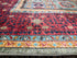 Leila George 5.1x6.8 Green and Red Afghani Sultani Rug