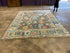 Olivia Pascal 12.3x15 Hand-Knotted Grey & Blue Oushak
