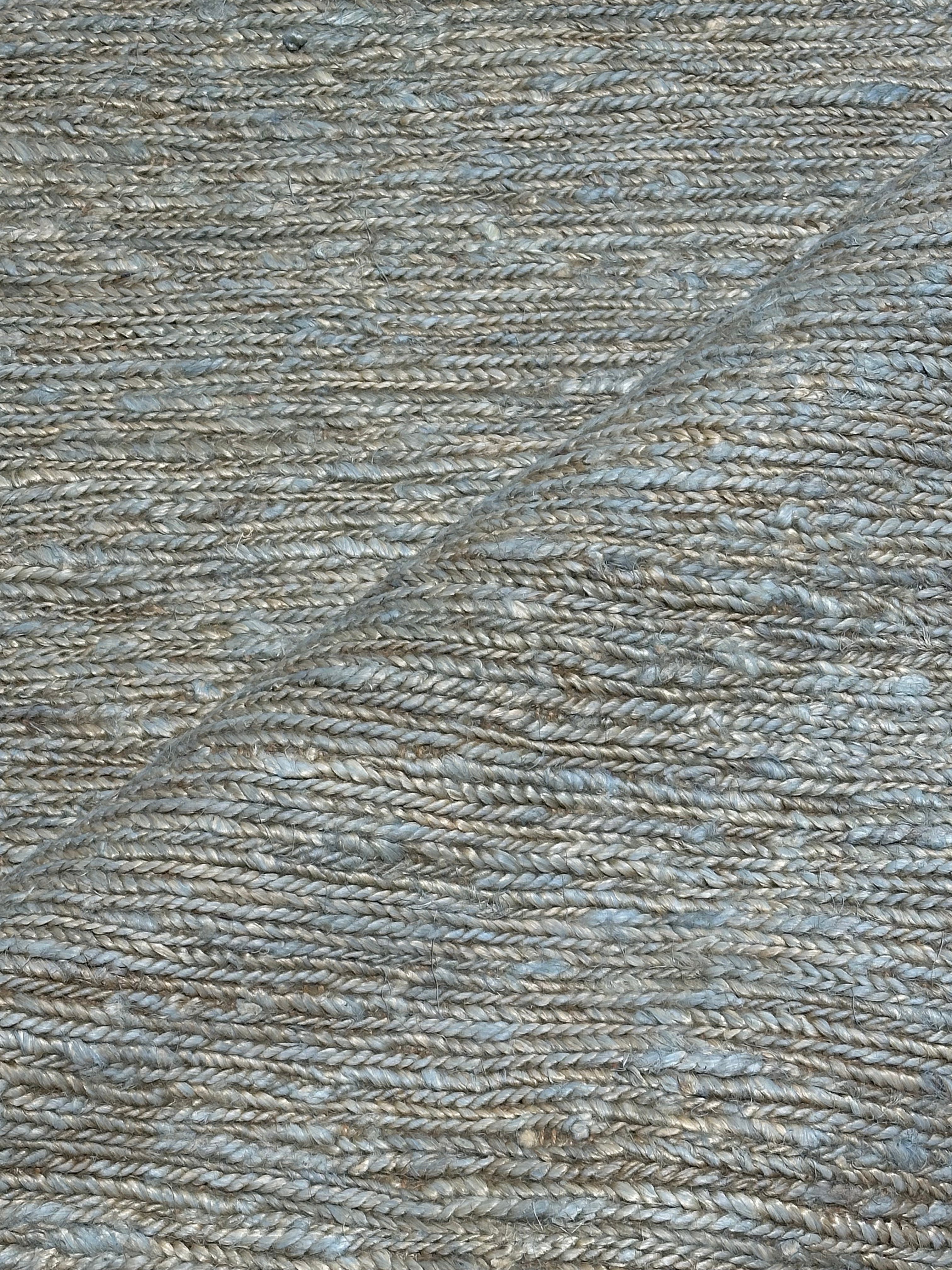 Soban Handwoven Light Blue Jute Soumak Rug (Multiple Sizes Available)