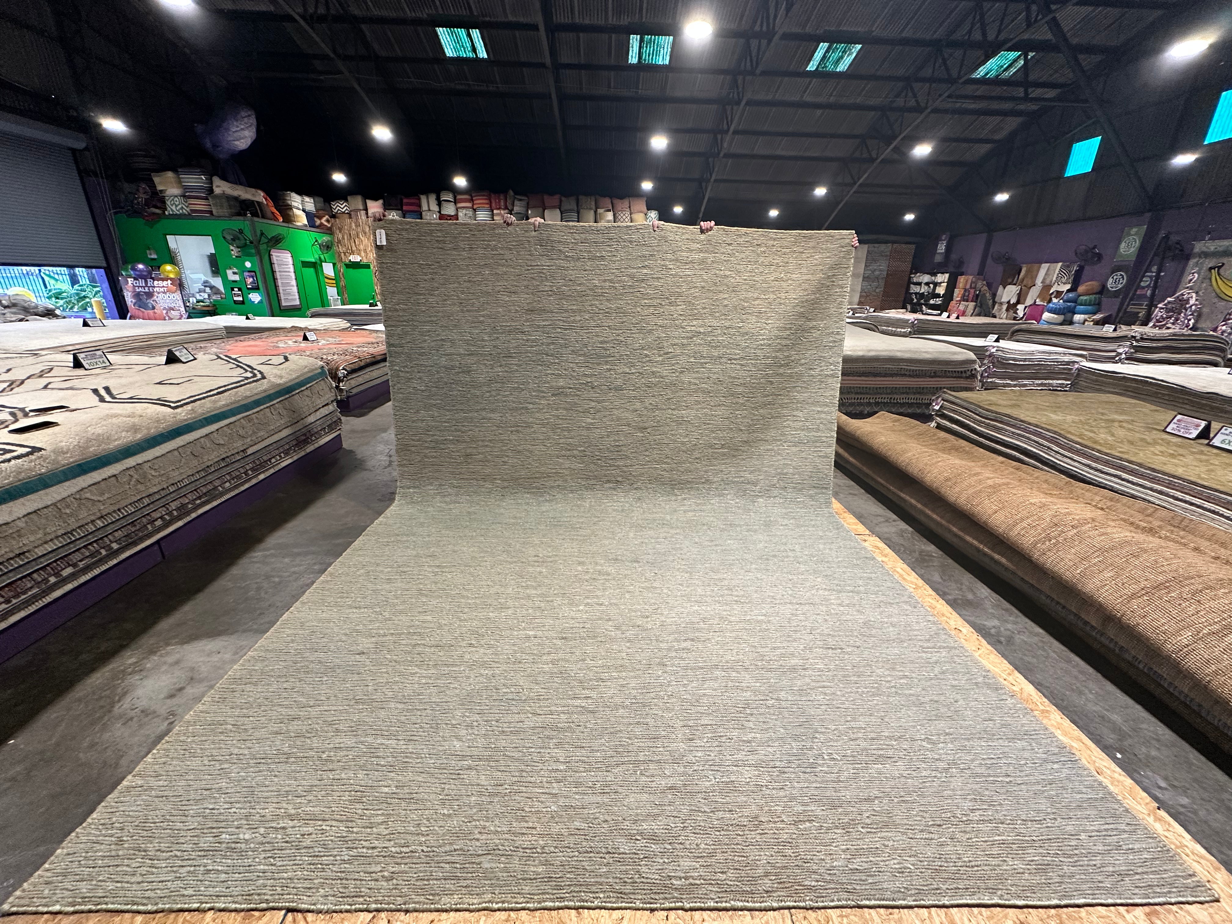 Soban Handwoven Light Blue Jute Soumak Rug (Multiple Sizes Available)