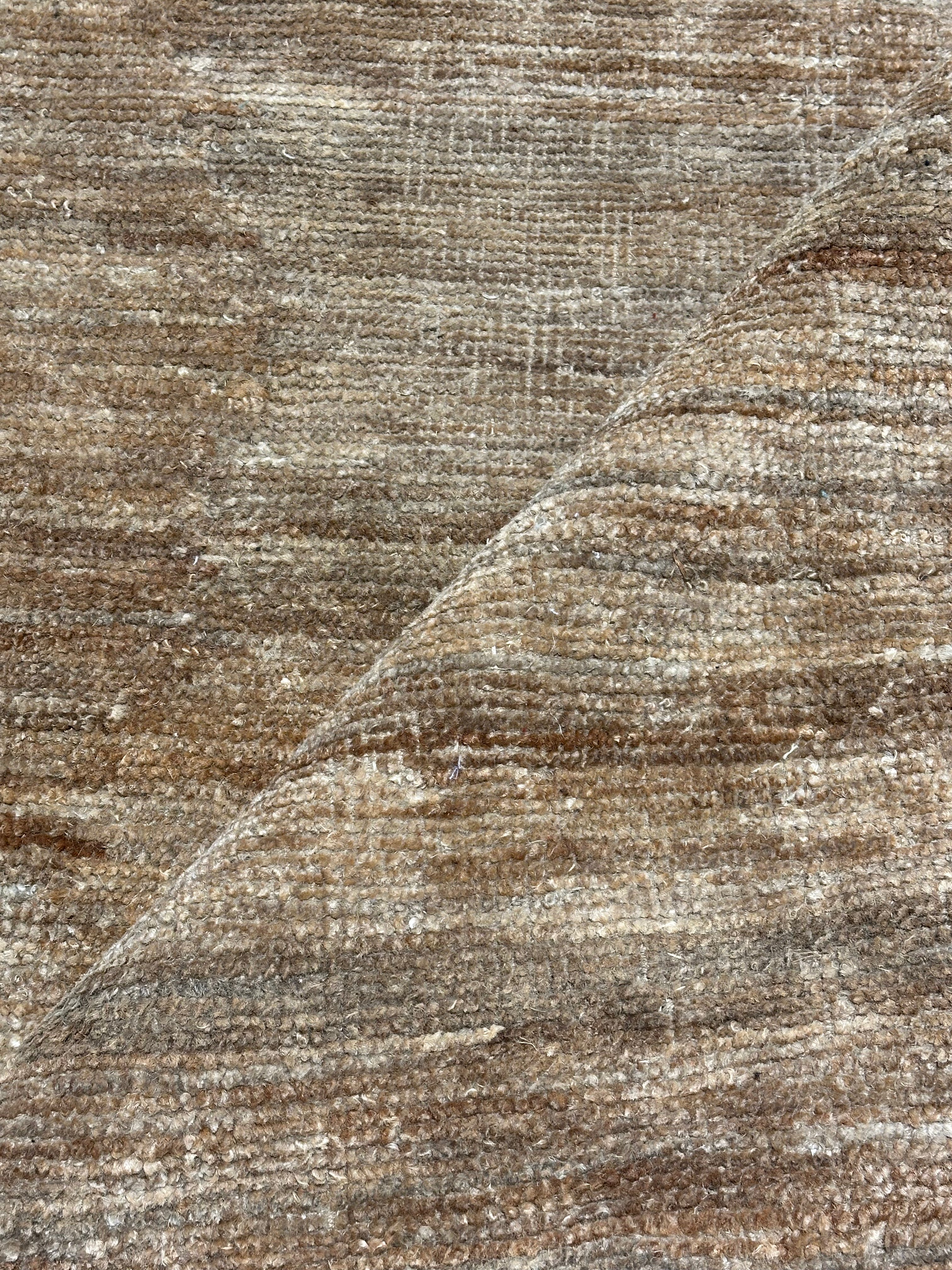 Juan Epstein Natural Tip Sheared Handwoven Jute Durrie Rug (Multiple Sizes)