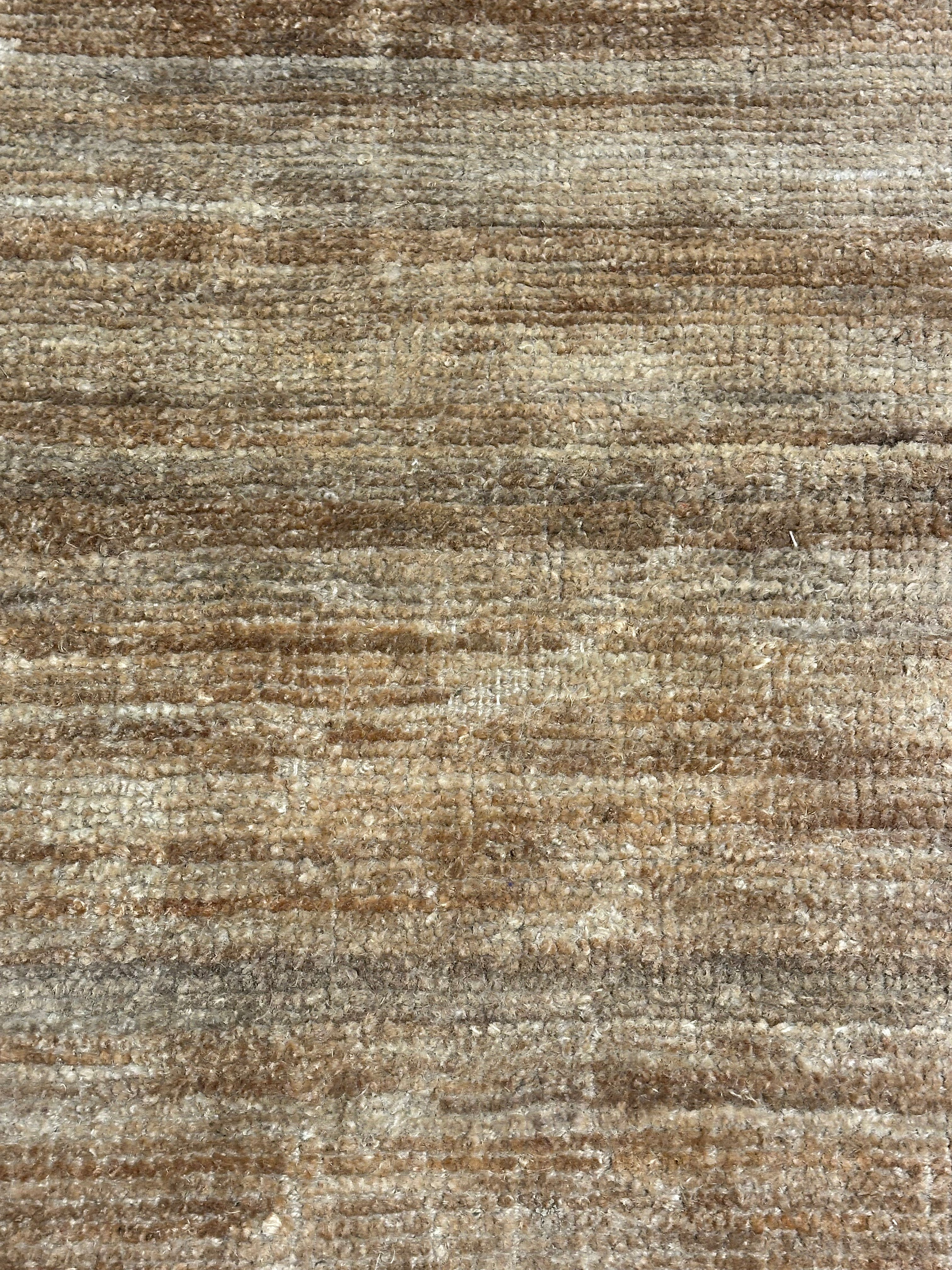 Juan Epstein Natural Tip Sheared Handwoven Jute Durrie Rug (Multiple Sizes)