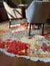 Meaghan Gillenwater 9.9x10 Cream and Red Afghani Mamluk Rug