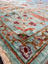 Charlayne Woodard 6.7x9.6 Light Blue Afghani Sultani Rug