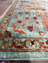 Charlayne Woodard 6.7x9.6 Light Blue Afghani Sultani Rug