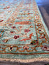 Charlayne Woodard 6.7x9.6 Light Blue Afghani Sultani Rug
