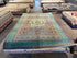 Sydney Topliffe 6.8x9.7 Green and Blue Afghani Mamluk Rug