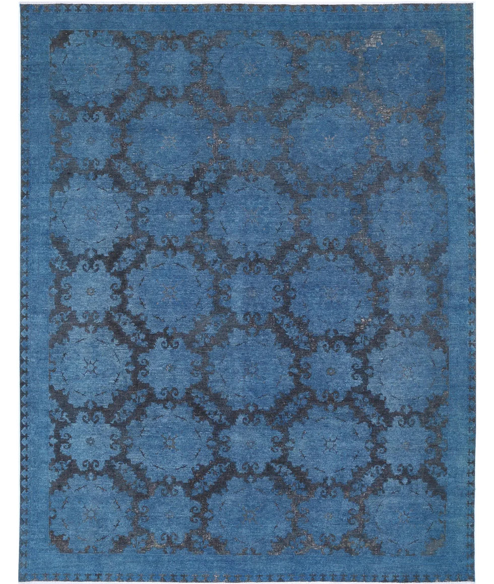 Margaret Dutton 11.10x14.7 Blue Hand-Knotted Onyx Rug