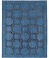 Margaret Dutton 11.10x14.7 Blue Hand-Knotted Onyx Rug