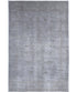 Gratiela 11.9x17.9 Grey Hand-Knotted Ovrdye Rug