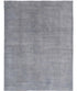 Noemi 11.10x15.8 Grey Hand-Knotted Overdye Rug