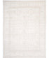 Amber Blaze 13.5x17.7 Cream Hand-Knotted Serenity Rug