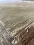 Amber Peel 8.9x12.3 Hand-Knotted Cream and Light Blue Oushak | Banana Manor Rug Factory Outlet