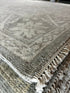 Benedetta 8x9.9 Silver & Grey Oushak | Banana Manor Rug Factory Outlet