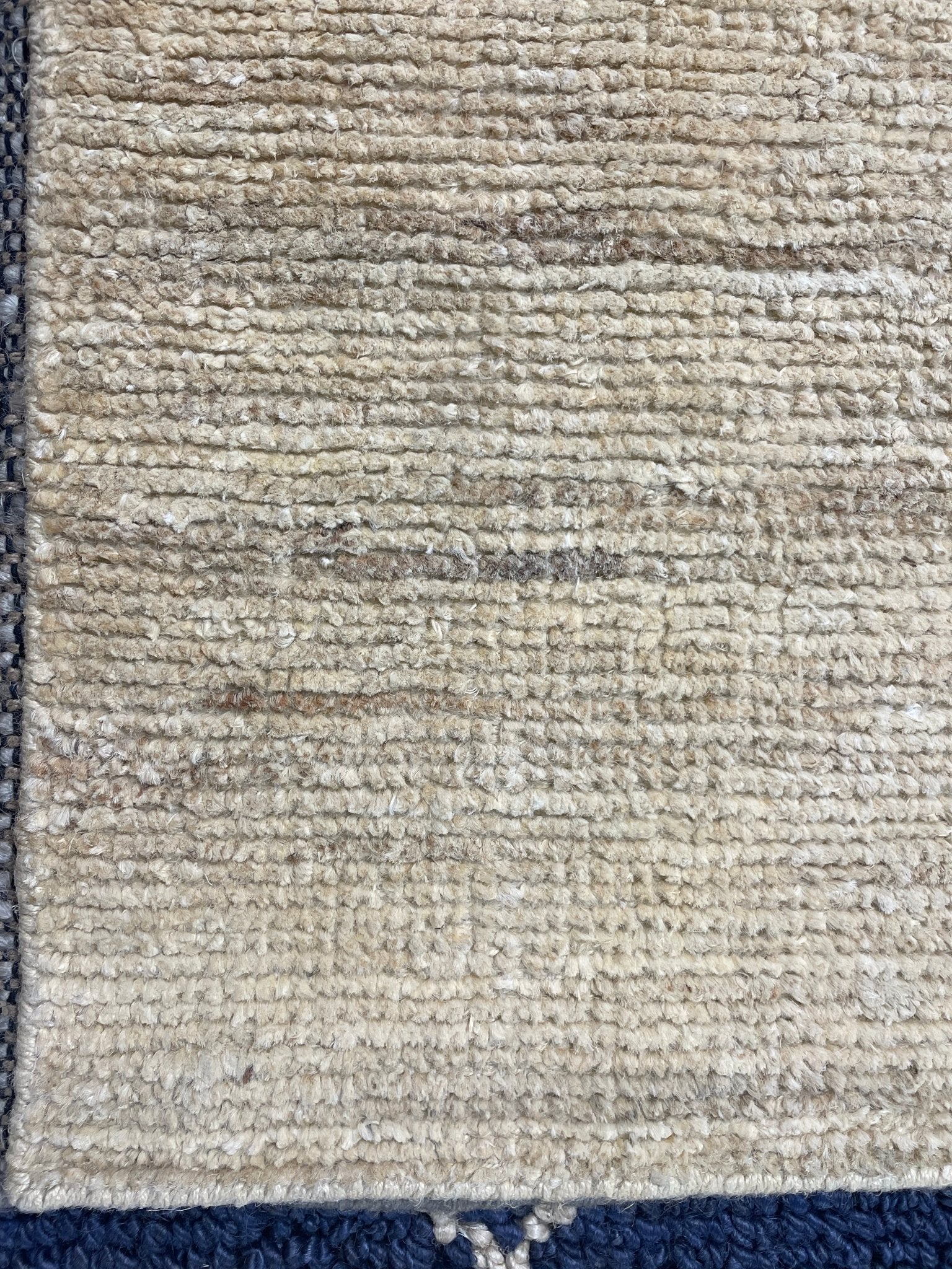 Arthur Dietrich 8.3x9.9 Bleached White Tip Sheared Jute Durrie Rug