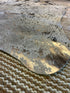 Devore Off White Silver 6x6.3 Medium Cowhide Rug | Banana Manor Rug Factory Outlet