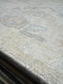 Ethel 2.8x11.9 Hand-Knotted Cream and Gray Oushak | Banana Manor Rug Factory Outlet