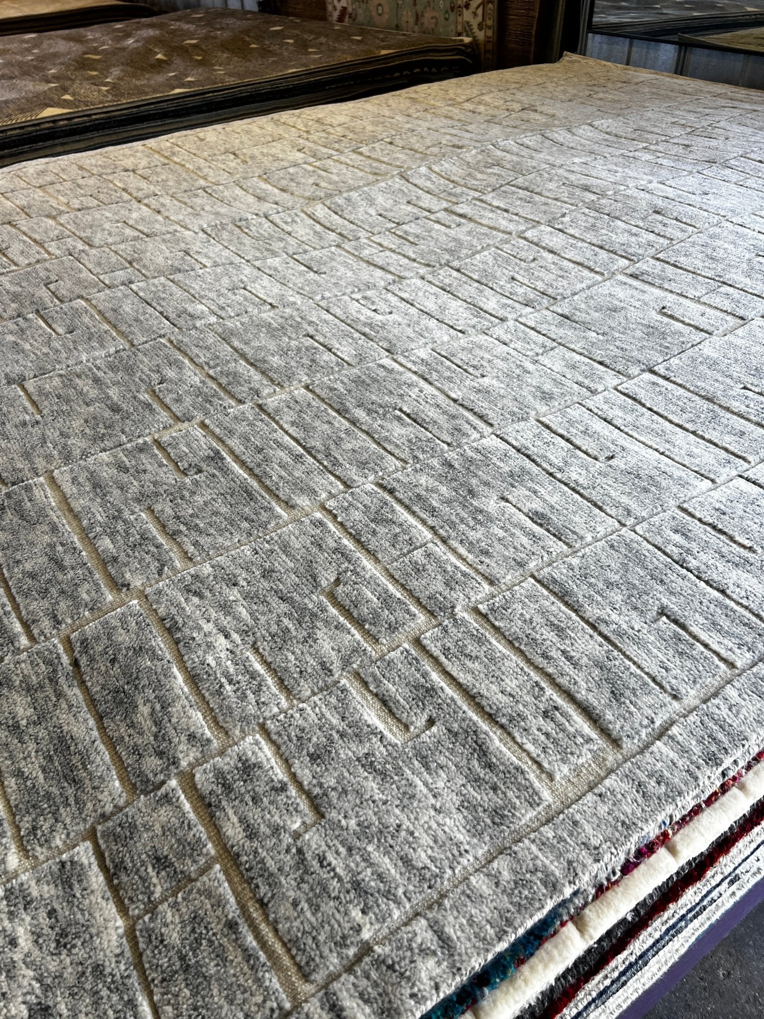 Frank 9x12 Hand-Knotted Natural High Low | Banana Manor Rug Factory Outlet