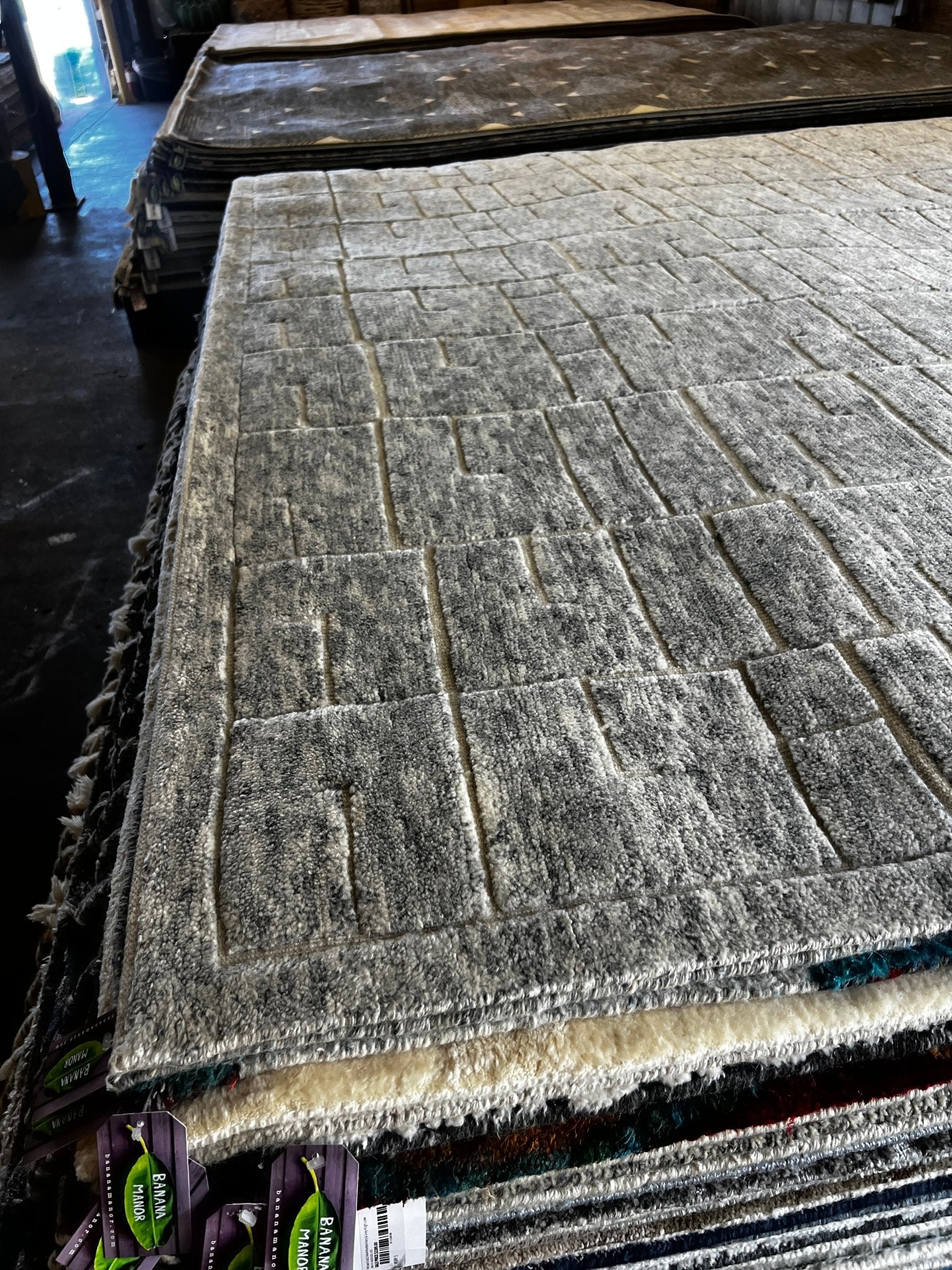 Frank 9x12 Hand-Knotted Natural High Low | Banana Manor Rug Factory Outlet