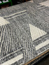 Giovanni 6x9 Hand-Knotted Ivory & Grey Cut Pile | Banana Manor Rug Factory Outlet