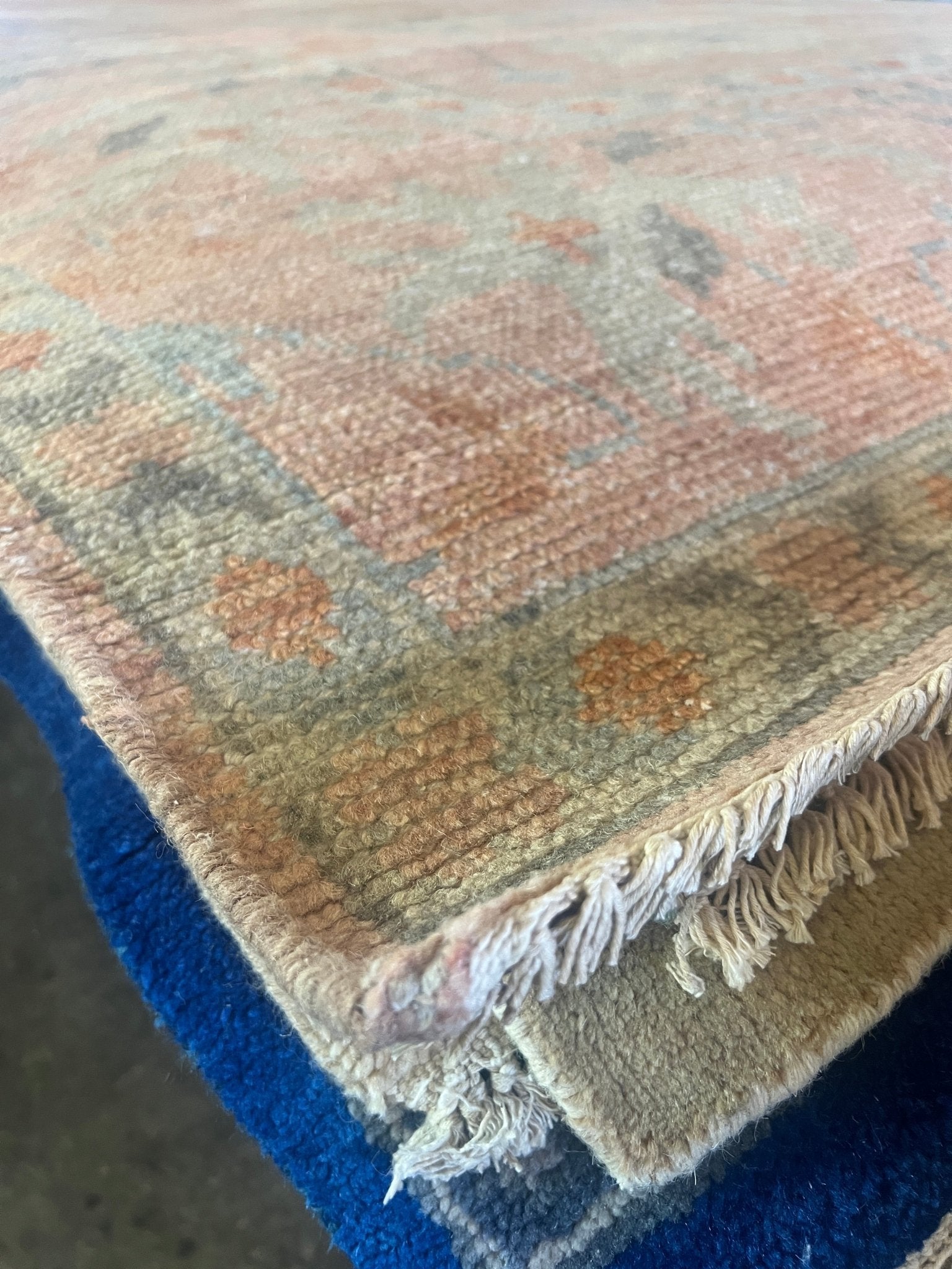 Graddy 8x10 Hand-Knotted Rust on Rust Oushak | Banana Manor Rug Factory Outlet