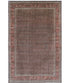 Gina Barton 11.8x18.2 Red and Blue Hand-Knotted Bijar Rug