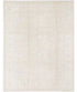 Natalia Pear 8.8x11.1 Ivory and Taupe Hand-Knotted Oushak Rug