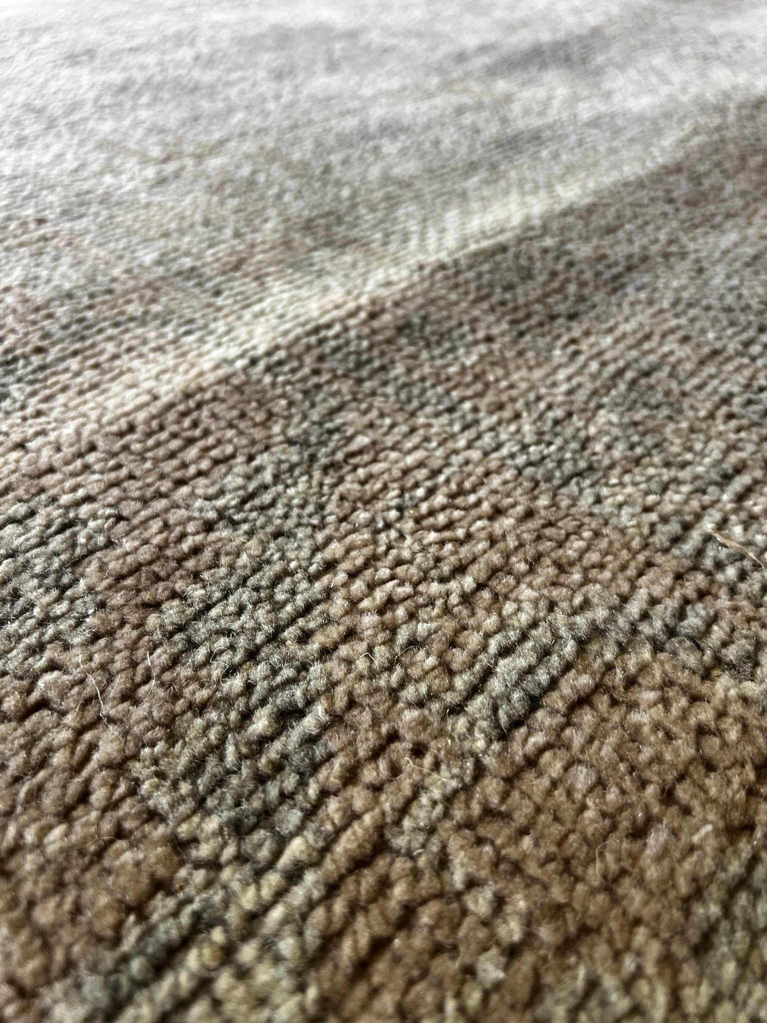 Mary Beth 9x12 Hand-Knotted Tan & Grey Oushak | Banana Manor Rug Factory Outlet