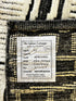 Matt 9x12 Hand-Knotted Dark Grey & Ivory High Low | Banana Manor Rug Factory Outlet