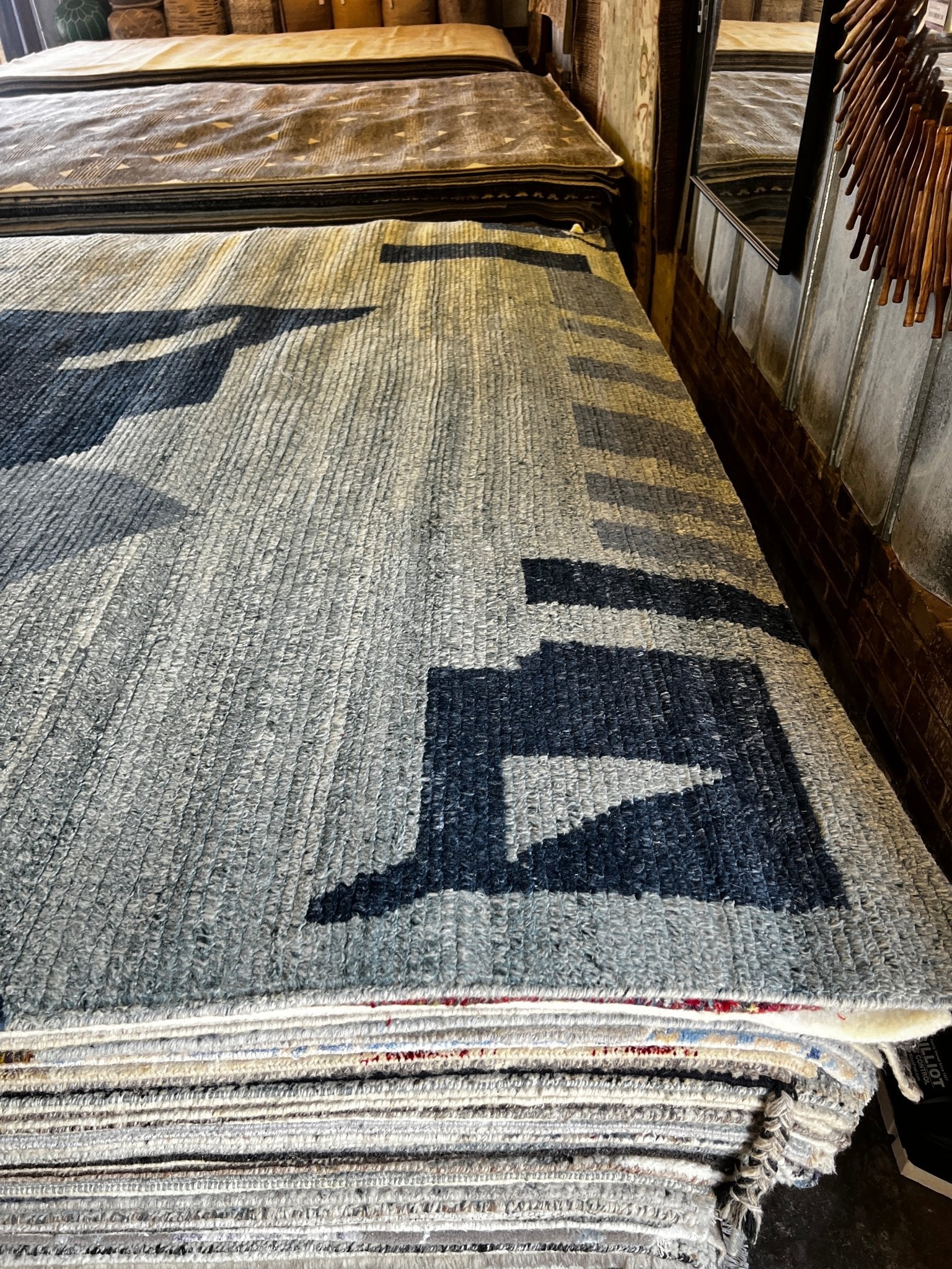 Nick Fallon 8.9x12 Hand-Knotted Grey Modern | Banana Manor Rug Factory Outlet