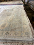 Olivia Ross 8.11x12.5 Hand-Knotted Cream and Gray Oushak | Banana Manor Rug Factory Outlet