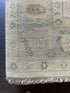 Olivia Ross 8.11x12.5 Hand-Knotted Cream and Gray Oushak | Banana Manor Rug Factory Outlet