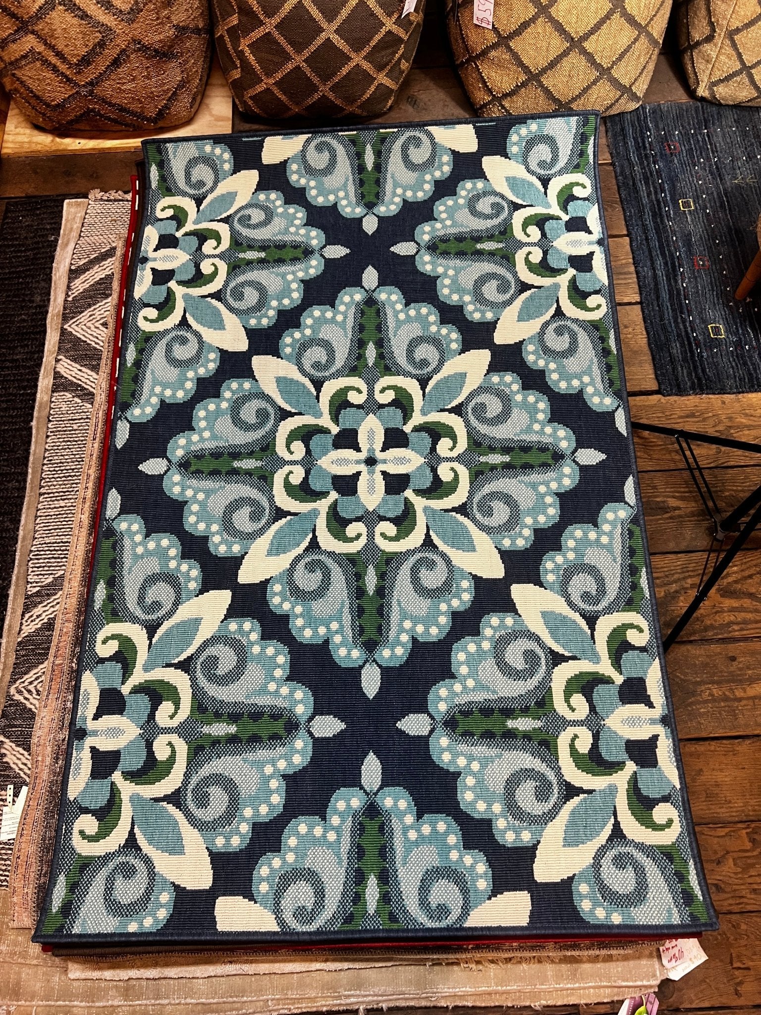 OPPORTUNITY BUY 3.7x5.6 Machine Made Outdoor/Indoor Rug | Banana Manor Rug Factory Outlet