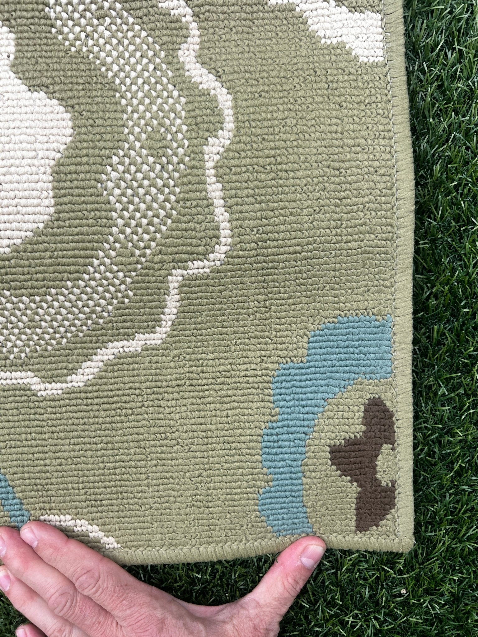 OPPORTUNITY BUY 5.1x7.6 Machine Made Outdoor/Indoor Rug | Banana Manor Rug Factory Outlet