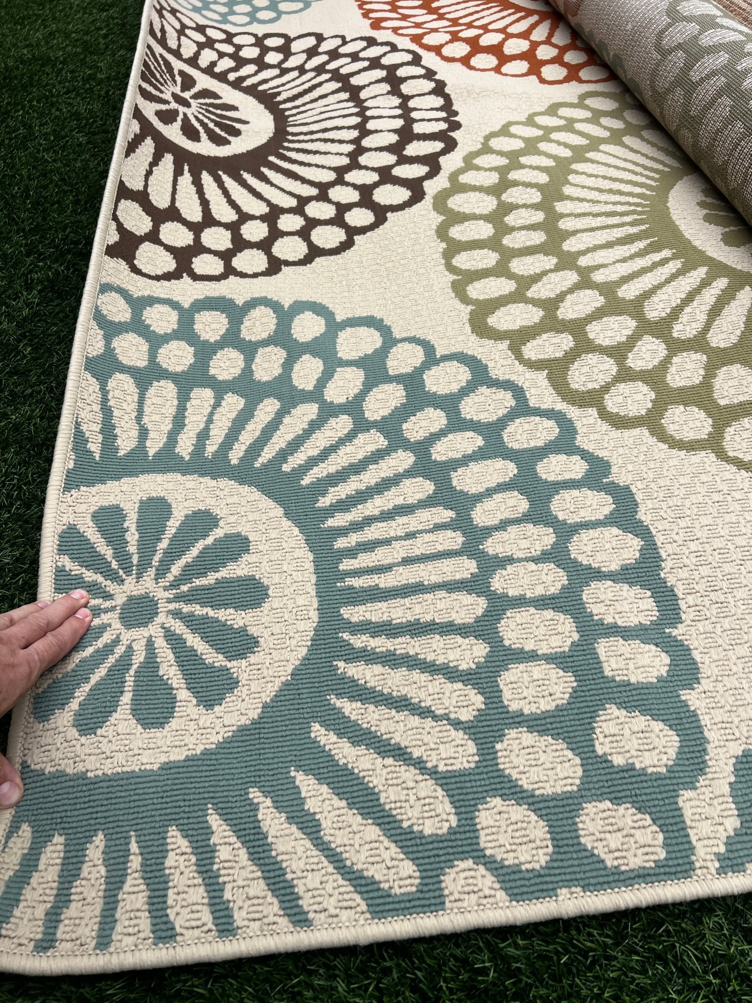 OPPORTUNITY BUY 8x11 Machine Made Outdoor/Indoor Rug | Banana Manor Rug Factory Outlet