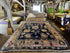 Pearl Thusi 8x10 Hand-Knotted Oushak Rug Blue and Tan | Banana Manor Rug Factory Outlet