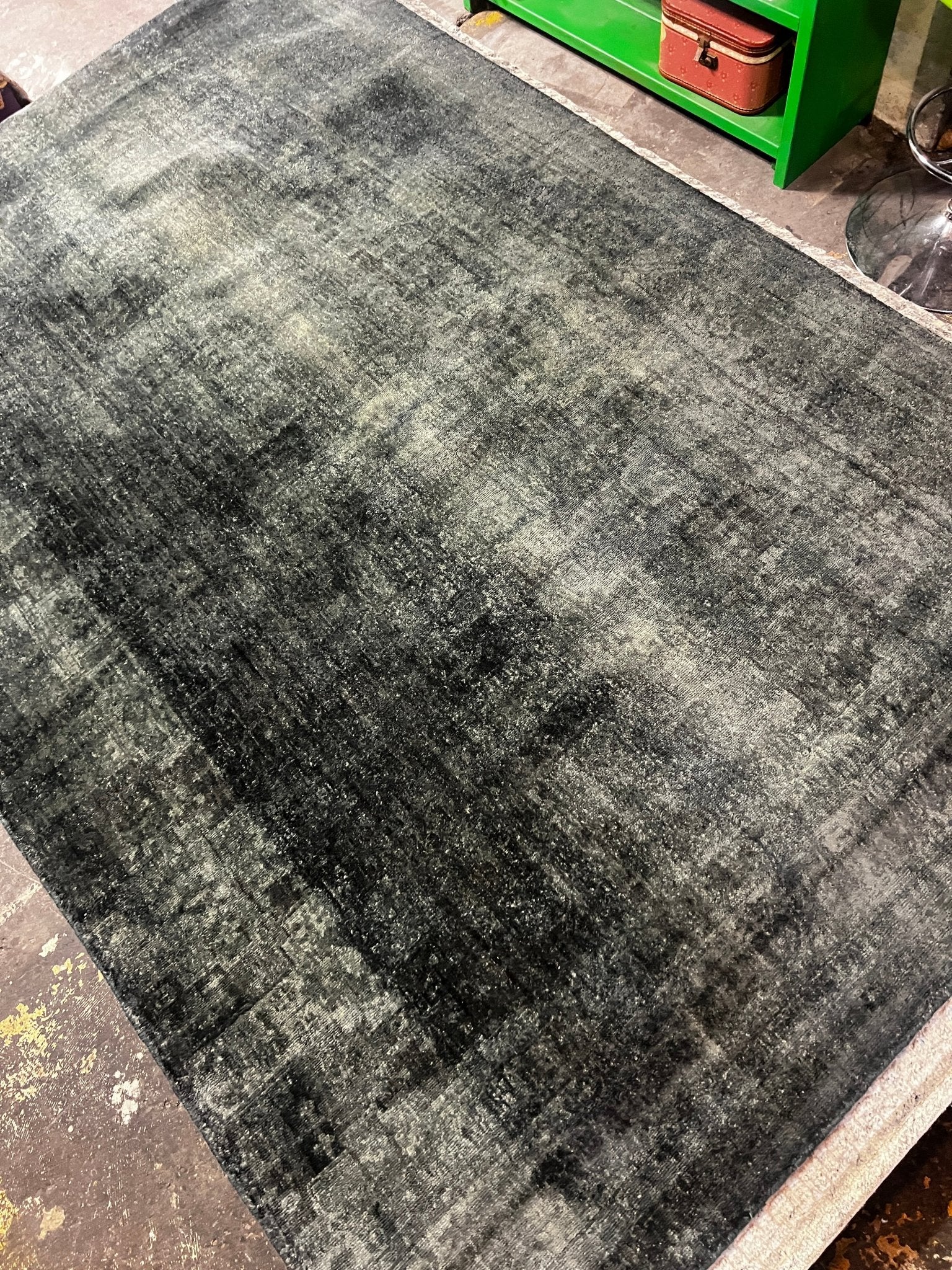 Rineke 5.9x8.9 Green Over-Dried Oushak | Banana Manor Rug Factory Outlet