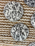 Round Coasters 4.5x4.5 Cowhide | Banana Manor Rug Factory Outlet