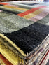 Seargent Powell 8x10 Hand-Knotted Green & Grey Geometrical | Banana Manor Rug Factory Outlet