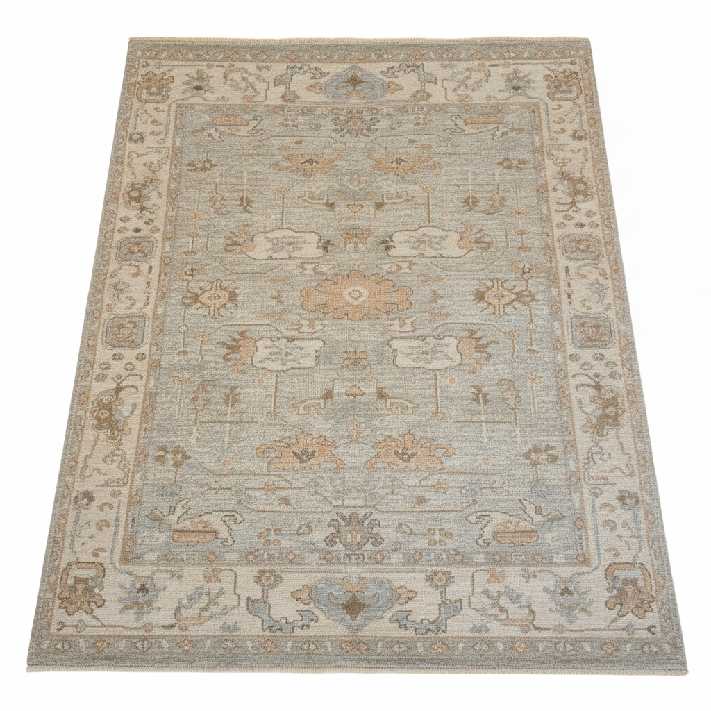 Serena Martin 8x10 Tan & Ivory Oushak