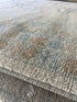 Sonia 9.0x12.1 Hand-Knotted Cream and Light Blue Oushak | Banana Manor Rug Factory Outlet