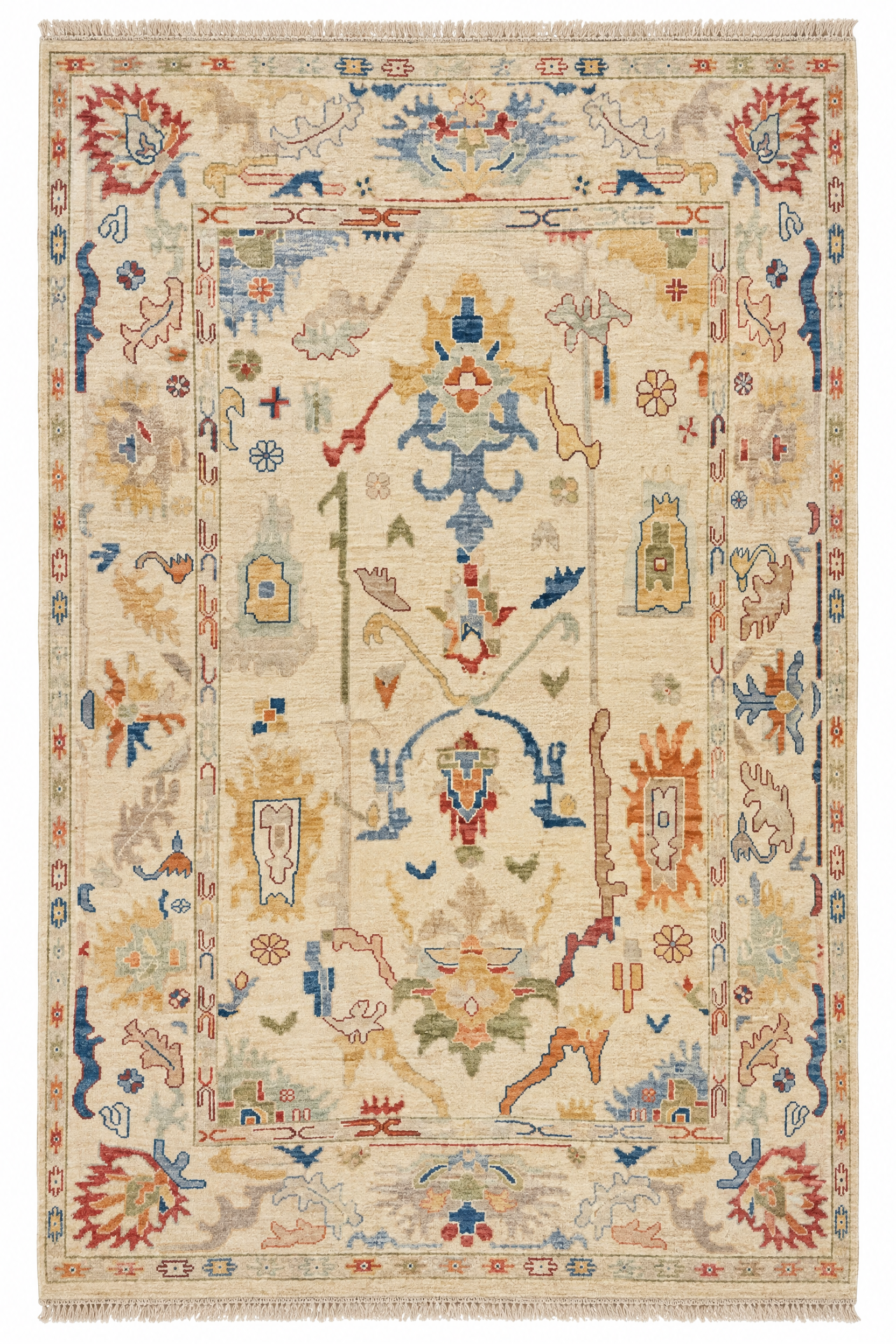 Holly Fischer 6.1x9.1 Afghani Whitewashed Oushak — created with Imersian