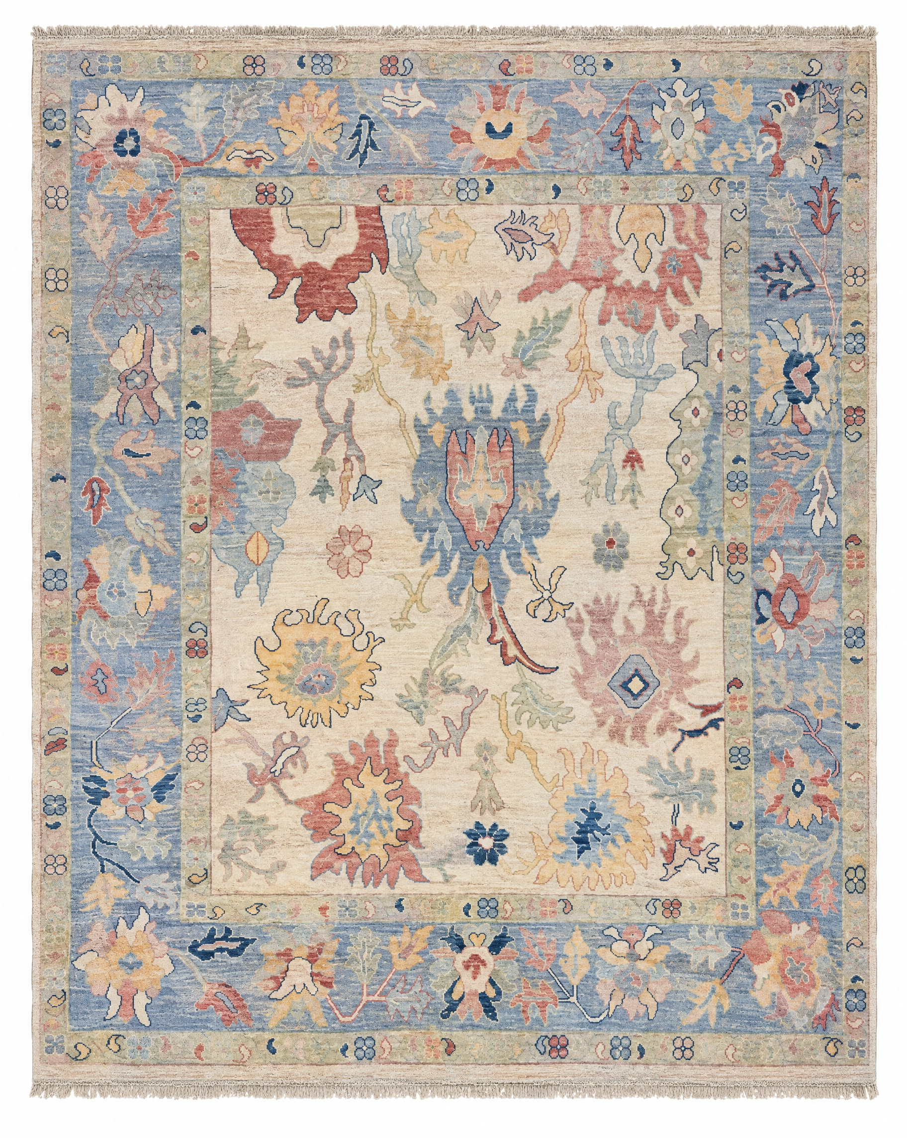 Erin Foster 8.3x9.11 Afghani Colorful Oushak — created with Imersian