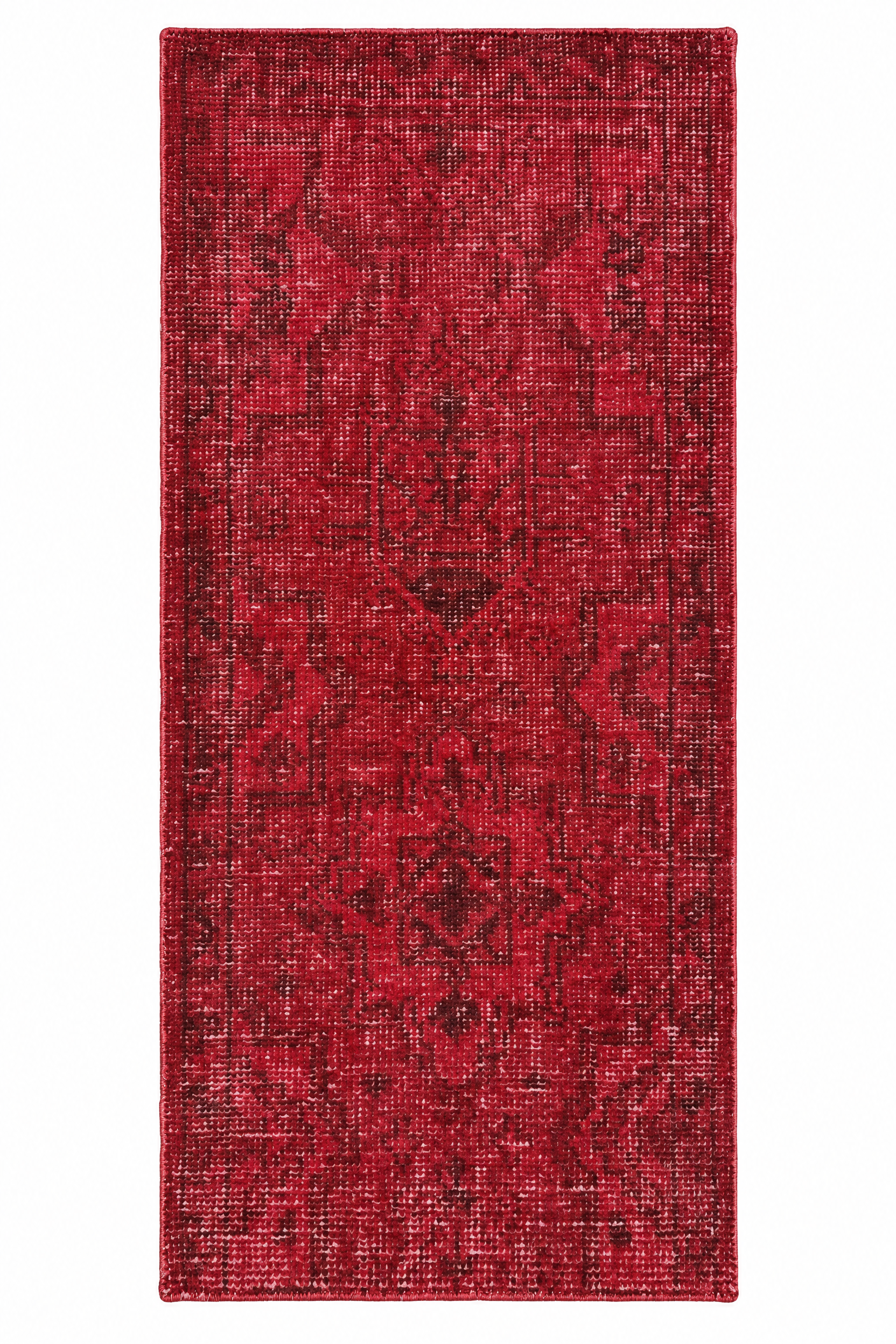 Alexis Strum 2.6x5 Red Hand-Knotted Oushak Rug — created with Imersian